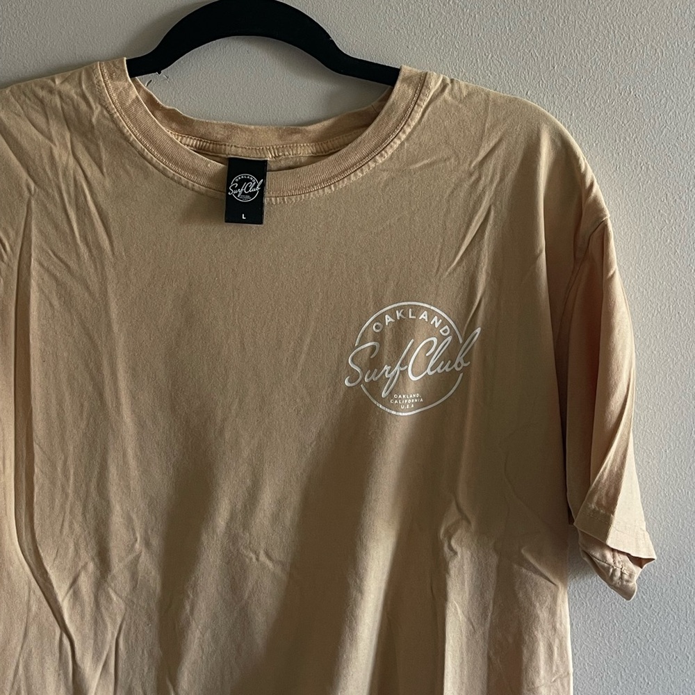 Oakland Surf Club Tan Tee